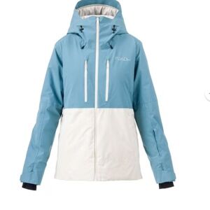 Brand New Ski Jacket Flylow Avery XS Blue And Creamy